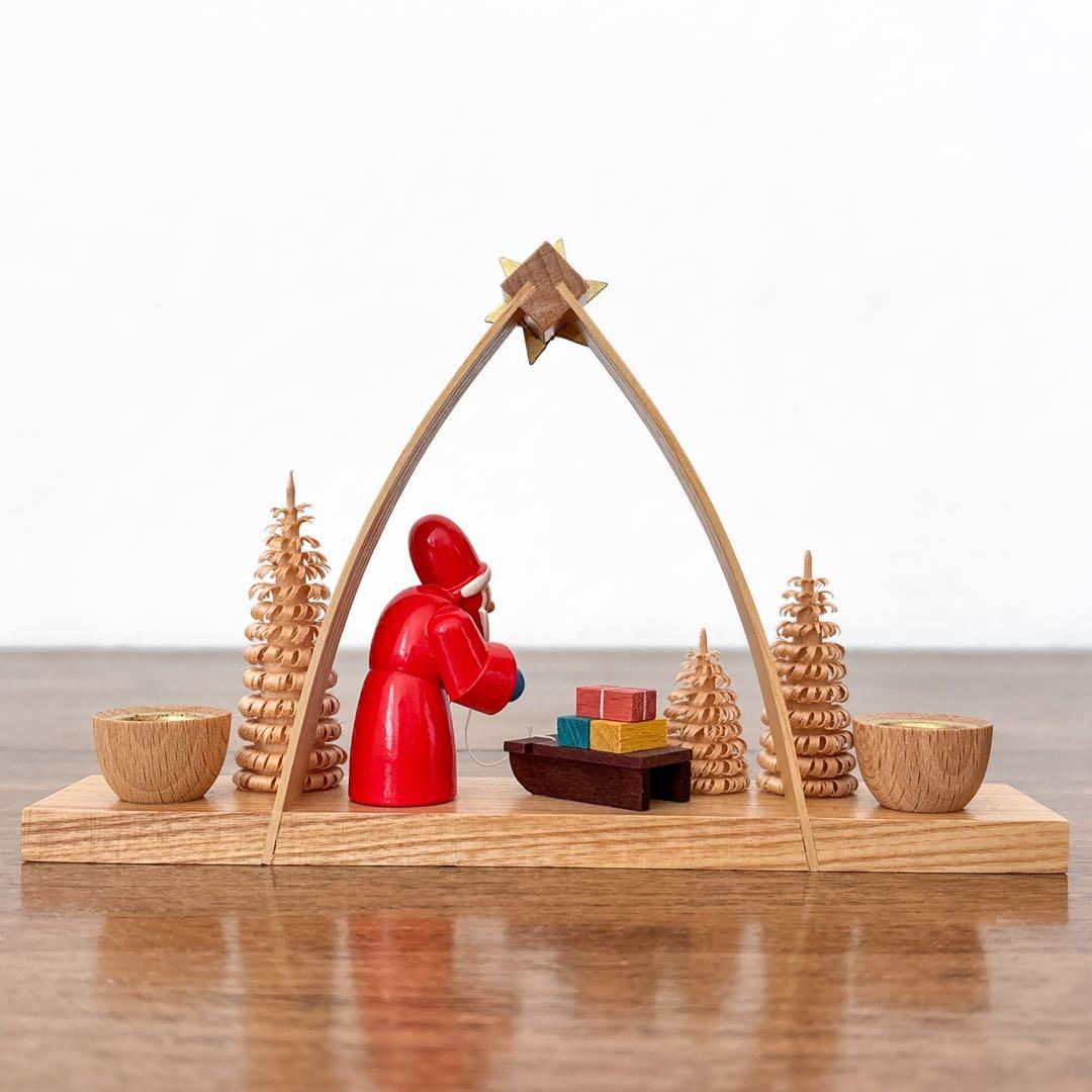 【ドイツ Ullrichザイフェン・星のアーチ・キャンドルスタンド】ヴィンテージ