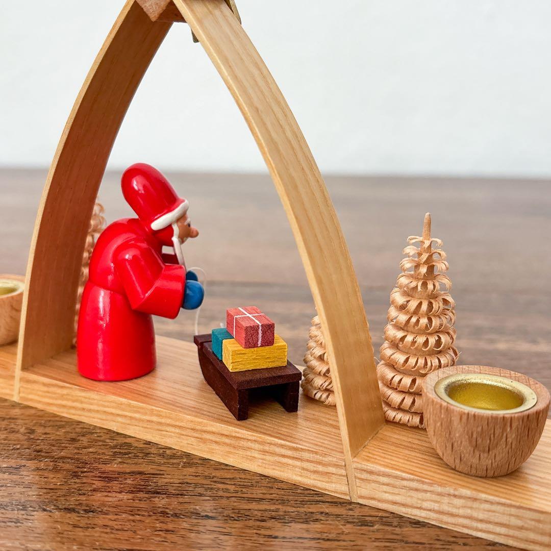 【ドイツ Ullrichザイフェン・星のアーチ・キャンドルスタンド】ヴィンテージ