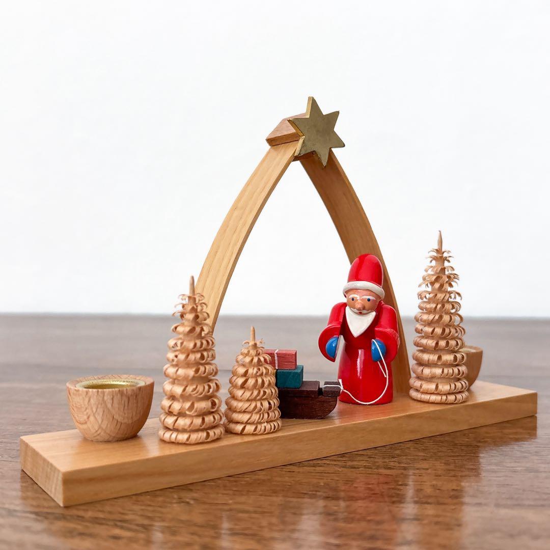 【ドイツ Ullrichザイフェン・星のアーチ・キャンドルスタンド】ヴィンテージ