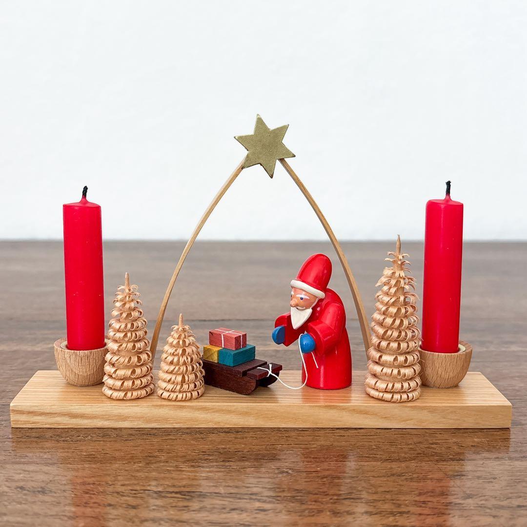 【ドイツ Ullrichザイフェン・星のアーチ・キャンドルスタンド】ヴィンテージ