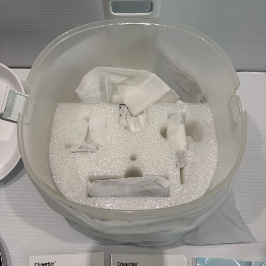 【新品•未使用】Cheerble猫自動給水器 ポンプレス＋正規品フィルター4枚付