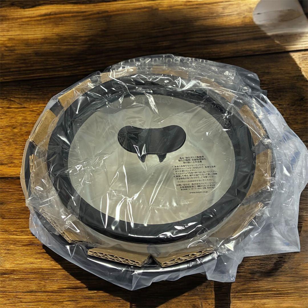 新品未使用 マイヤー Anydayレンジ2ピースセット 黒 18cm＆14cm