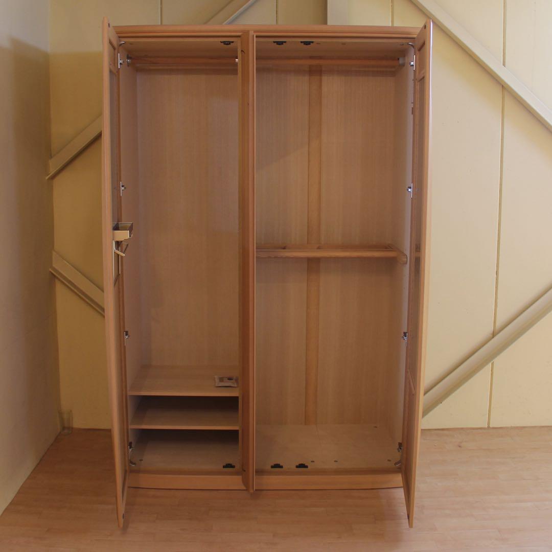 値下げ！高級　婚礼家具　国産洋服ダンス　ナラ材　 展示未使用品