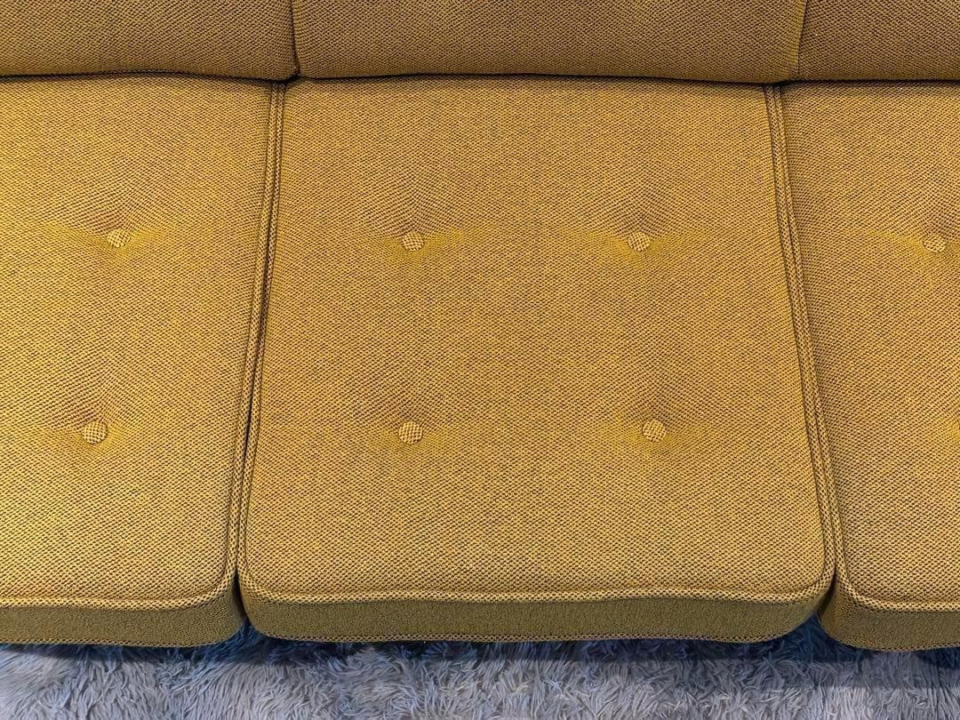 希少　尾州生地　リメイク　カリモク　3人用ソファ　クラシック　コロニアル　SRZ