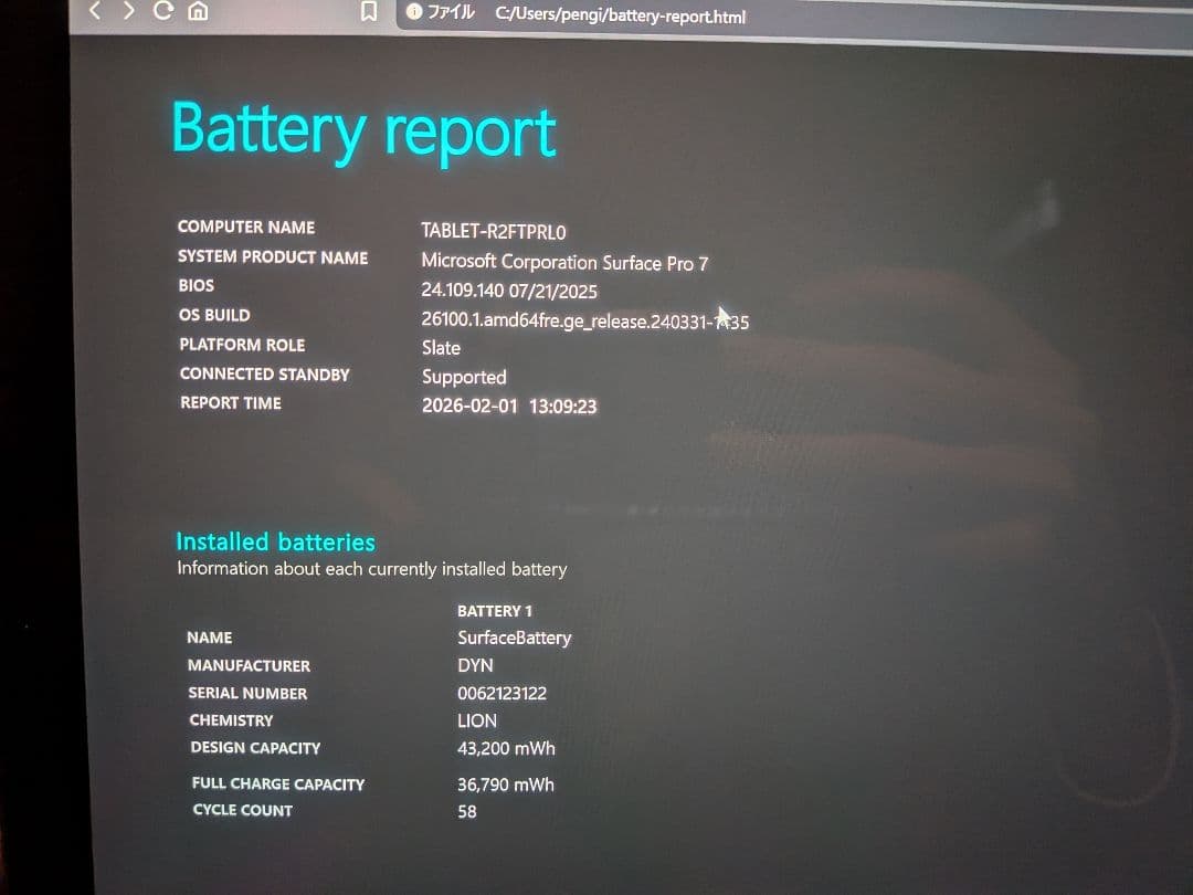 Windowsタブレット本体 Surface Pro 7 Core i5 8GB 256GB SSD