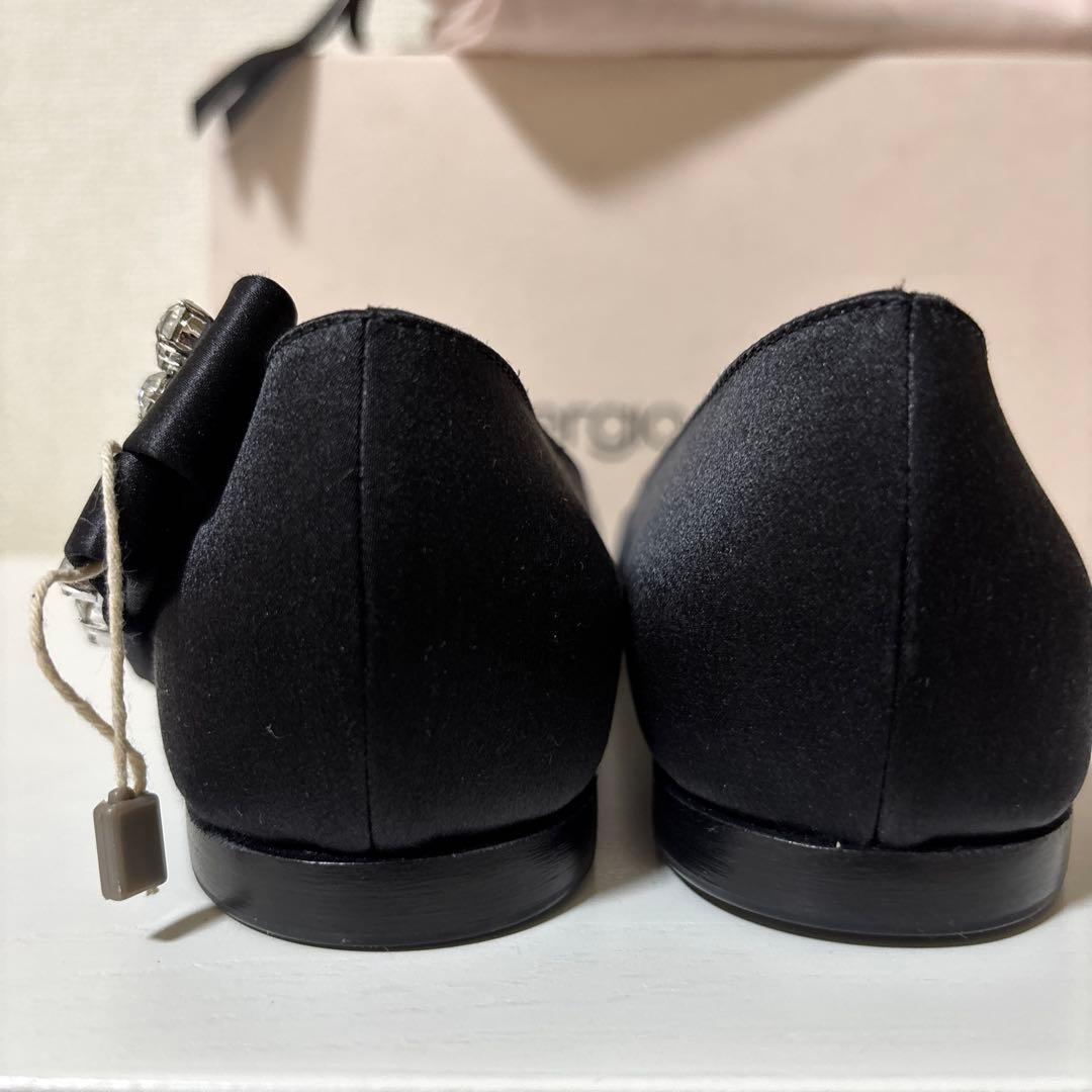 sergio rossi セルジオロッシ　ビジュー パンプス sr サテン