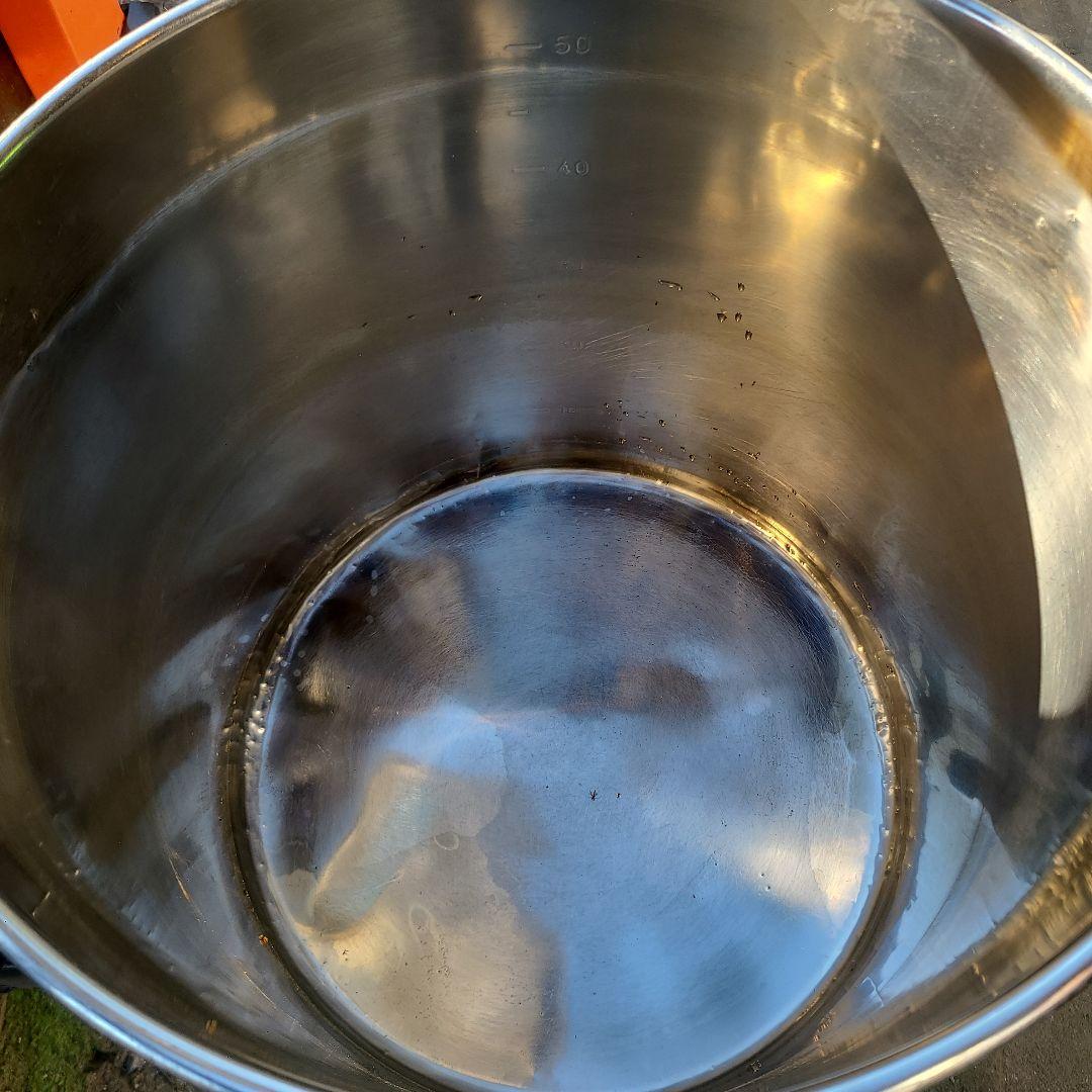 ステンレススチール 寸胴鍋 42cm 蓋付き