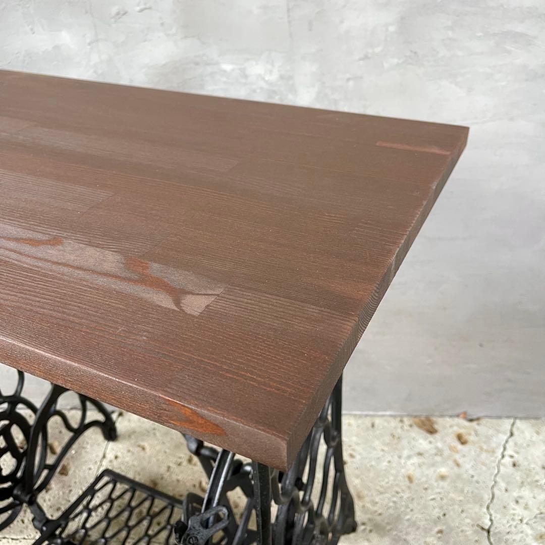 アンティークミシン脚テーブル　【REIKO 】足踏みミシン　網目　レトロ雑貨