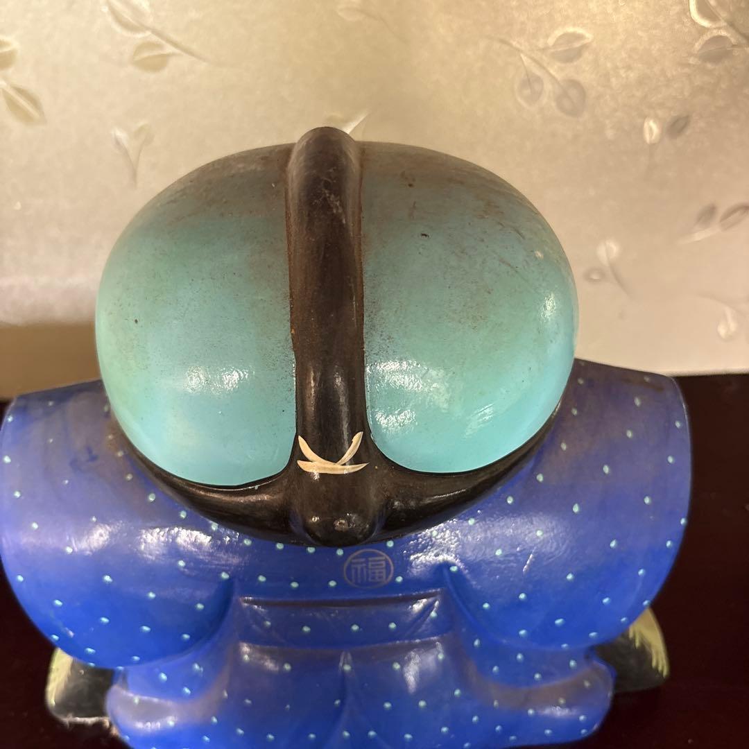 アンティーク【福助人形】 25×27×16cm 陶器