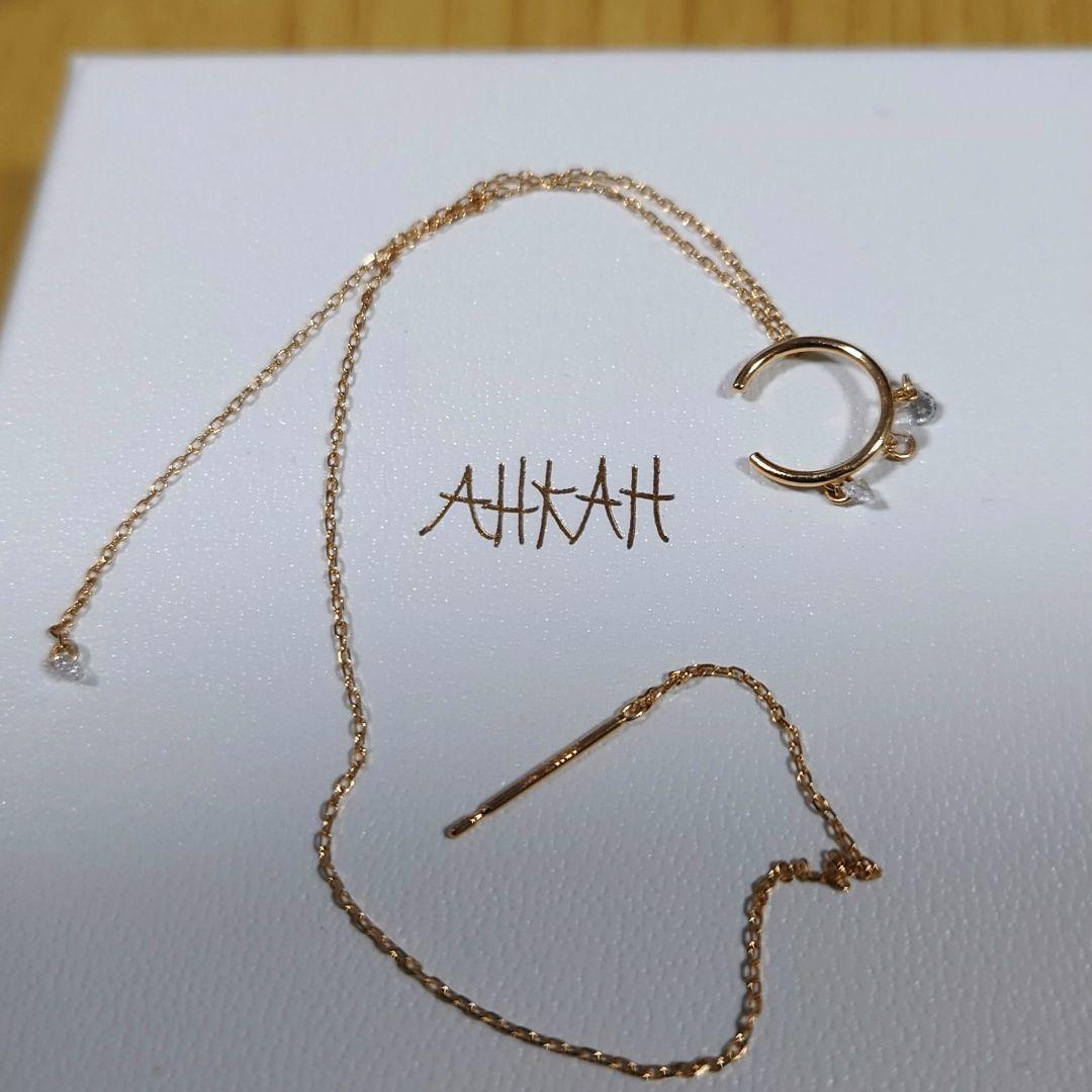 アーカー ビンドゥチェーンダイヤモンド 　イヤーカフ　ピアス(片耳用)