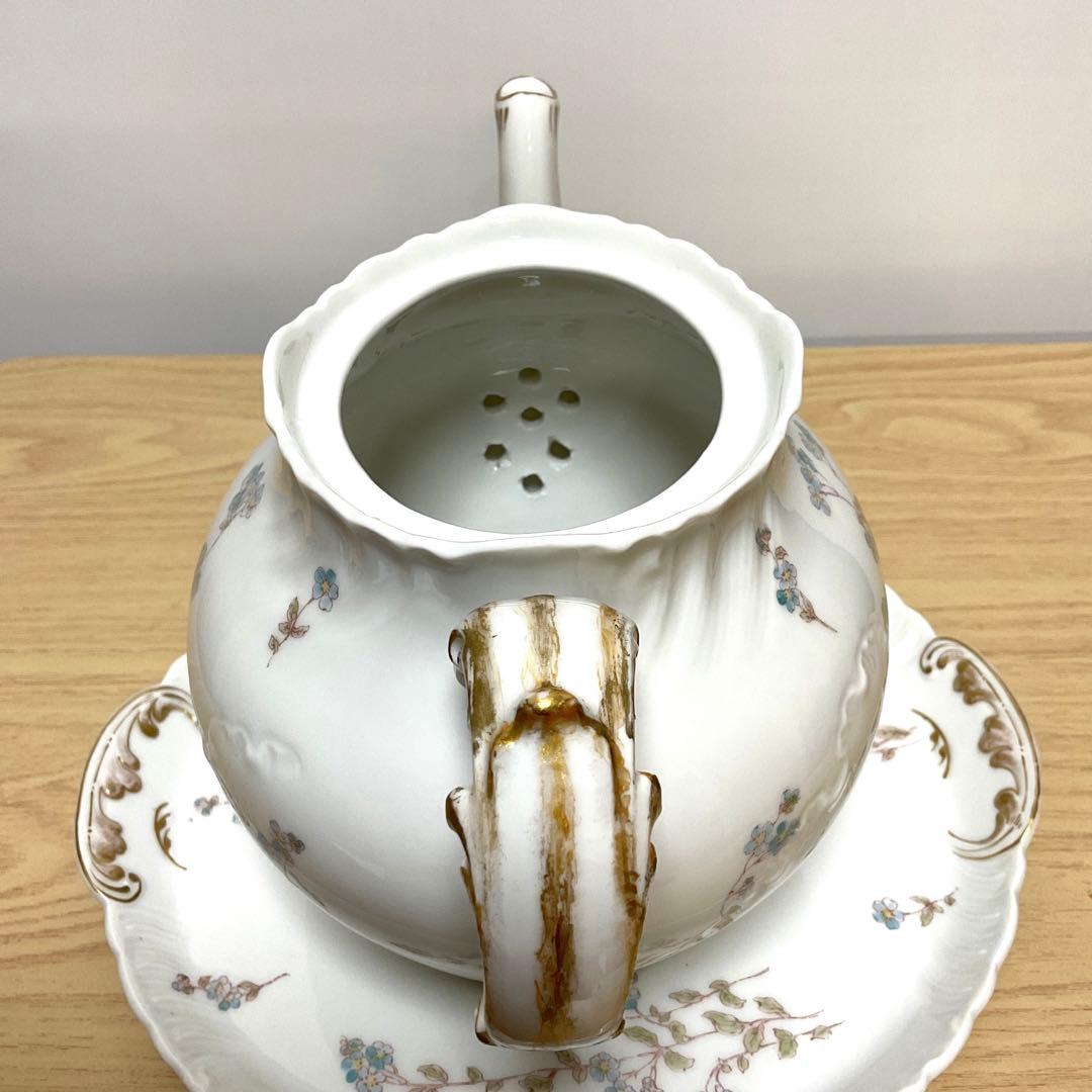 アビランド リモージュ　ティーポット　ケーキプレート　セット