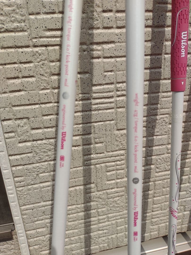 wilson tiara レディースゴルフクラブセット　アディダスキャディバッグ