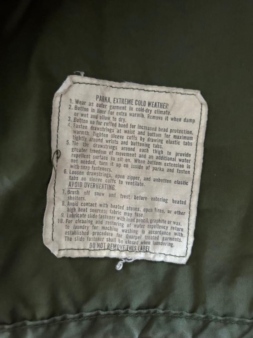 70s 実物 US M65 フィッシュテールパーカー モッズコート フルセット