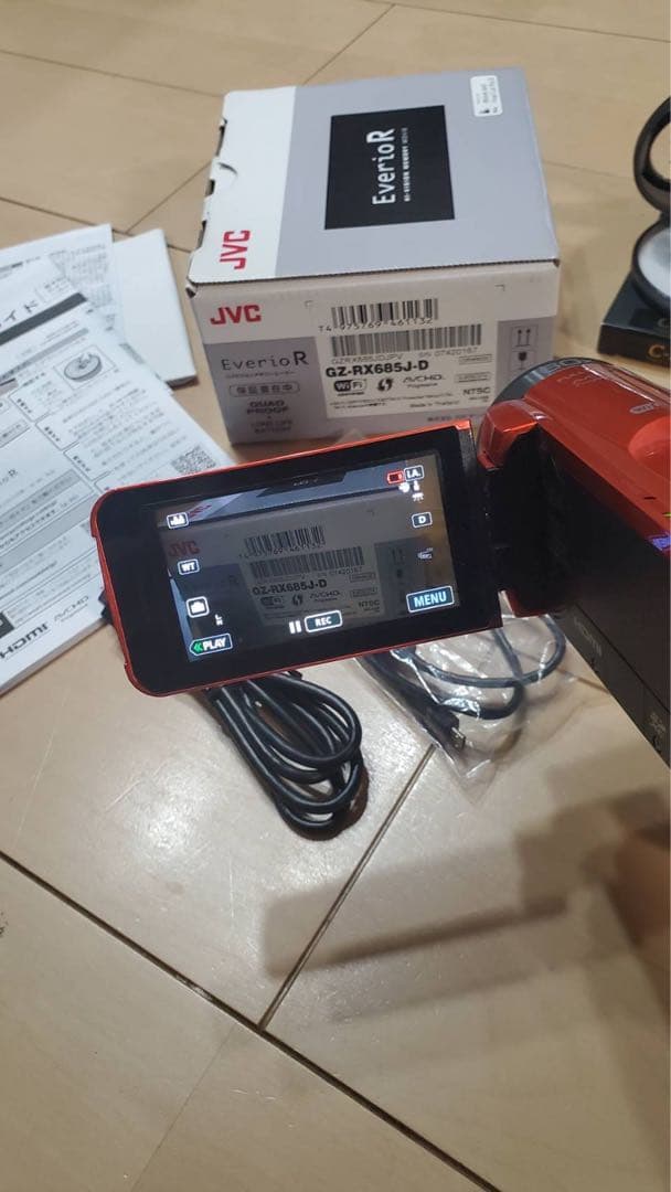 JVC GZ-RX685 ビデオカメラ オレンジ 値下げ交渉⭕️