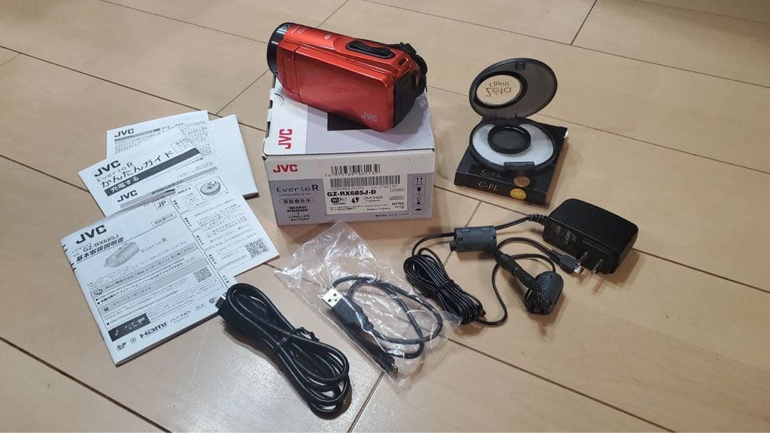 JVC GZ-RX685 ビデオカメラ オレンジ 値下げ交渉⭕️