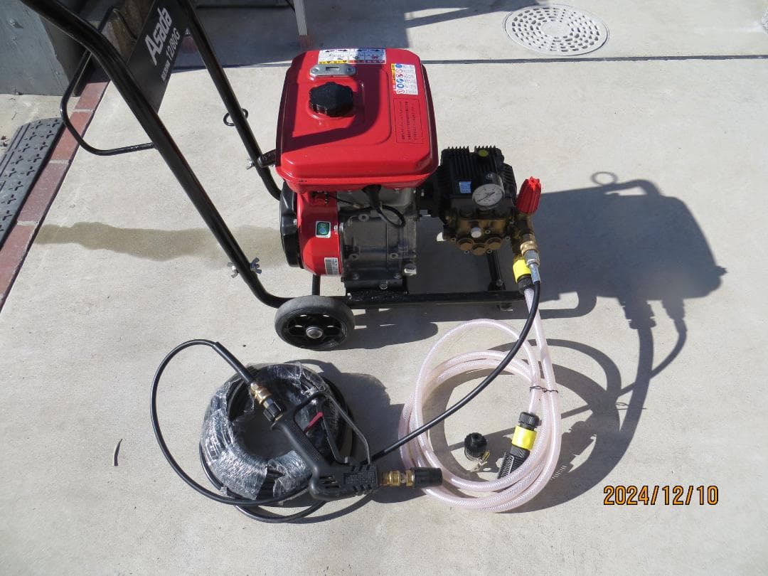 エンジン高圧洗浄機★Asada アサダ 高圧洗浄機 12/80G 美品