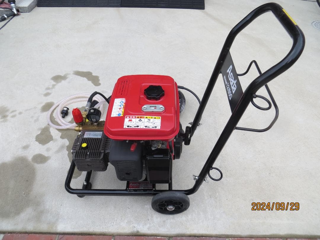 エンジン高圧洗浄機★Asada アサダ 高圧洗浄機 12/80G 美品