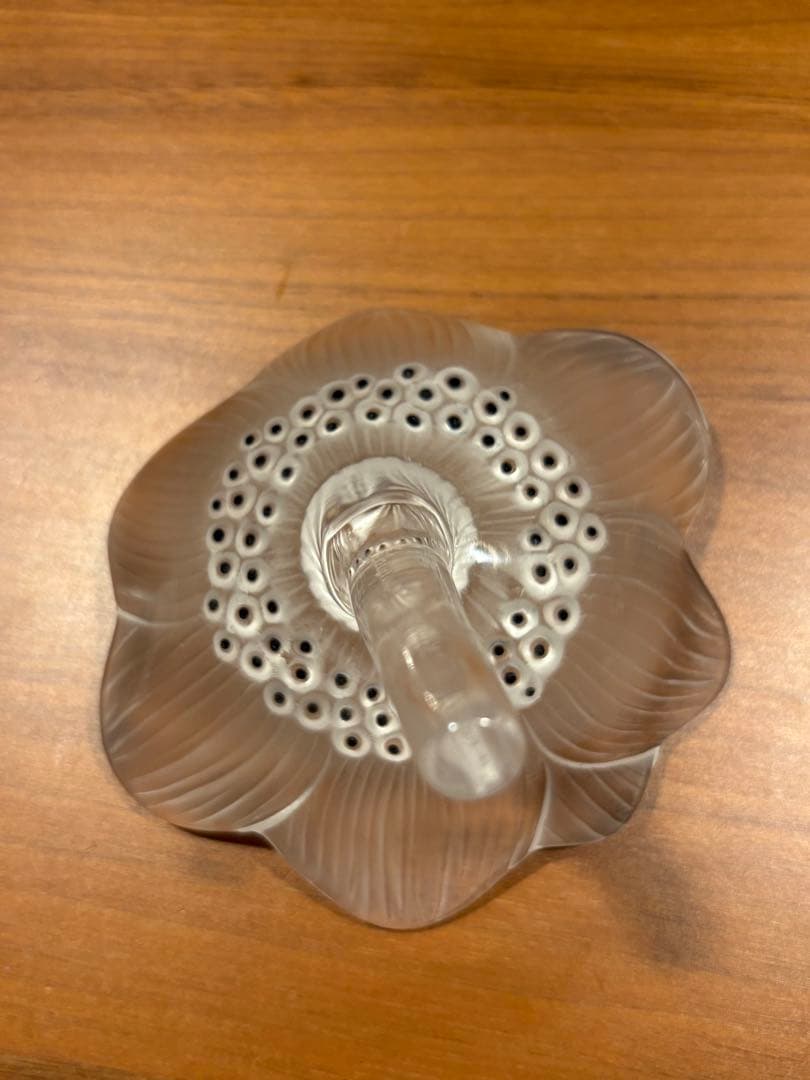 LALIQUE ラリック/ アネモネの花/ ペーパーウェイト /インテリア小物