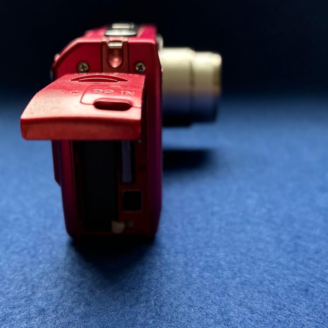 【箱・ほぼ付属品完備／完動品】SONY Cyber-shot DSC-P100赤