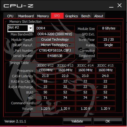 Crucial DDR4 3200MHz 8GBｘ2 メモリ