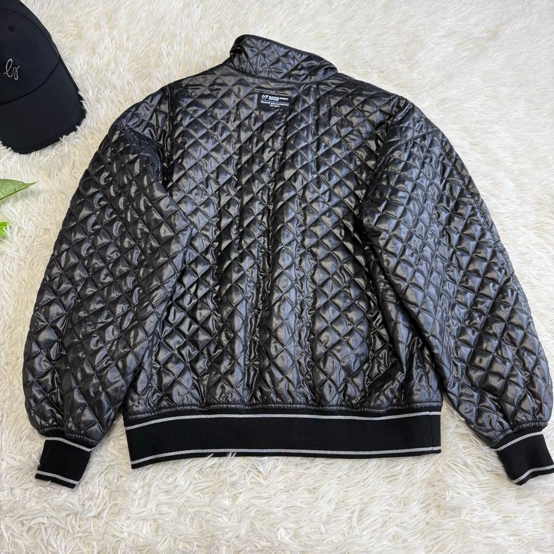 【マスターバニー】美品 中綿ジャケット キルティング シルバー 1 レディース