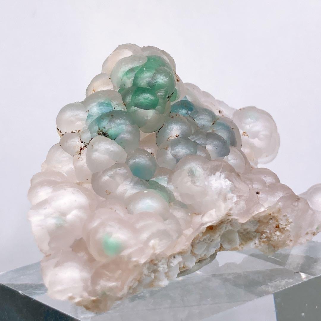 2*:様 『2022年発見』クリソコラインカルセドニー　原石　鉱物標本　天然石