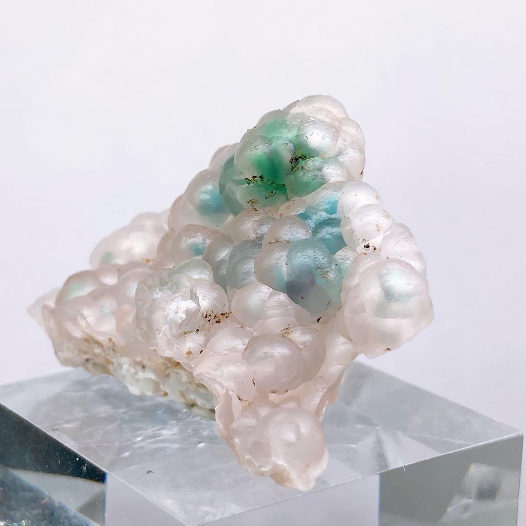 2*:様 『2022年発見』クリソコラインカルセドニー　原石　鉱物標本　天然石