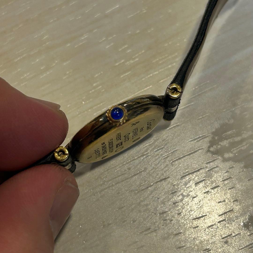 カルティエ マストヴァンドーム　腕時計　レディース　ブラック　cartier