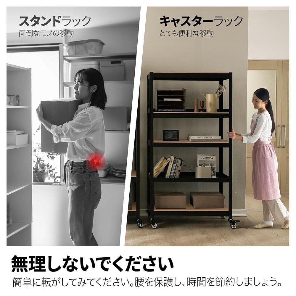 DANT House スチールラック5段 幅120 奥行45 高さ191