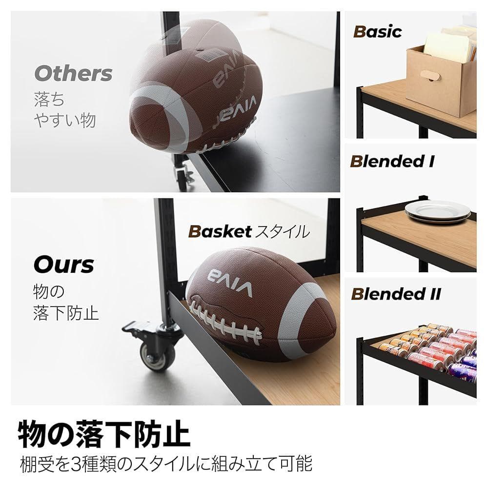 DANT House スチールラック5段 幅120 奥行45 高さ191