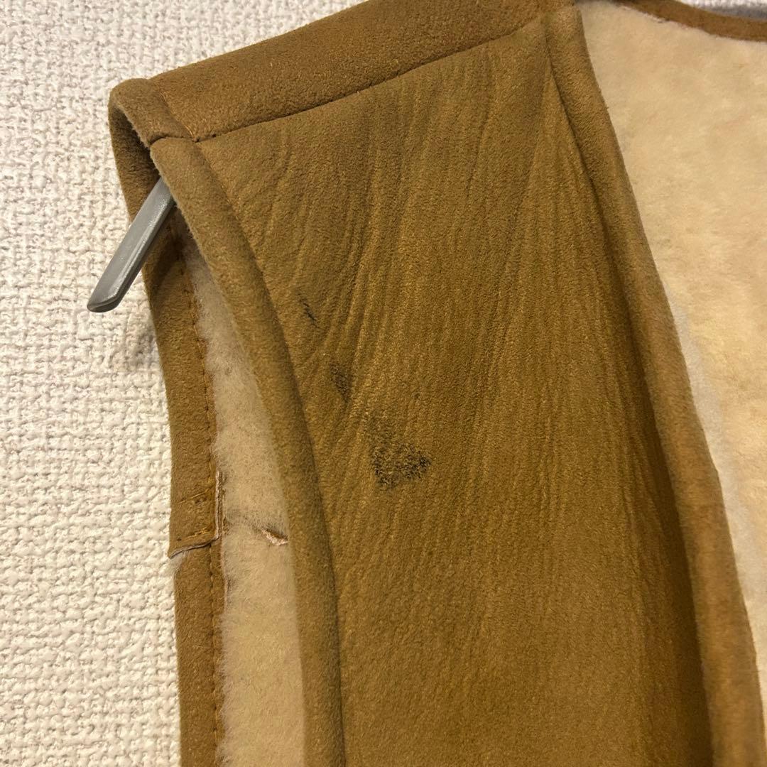 け*ん様 70s 80s レア 黒タグ eddie bauer ムートンベスト