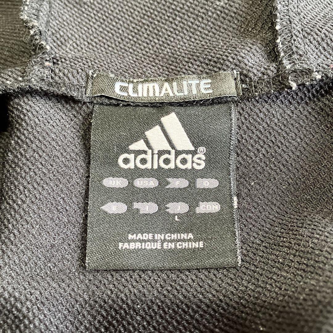 ◎極美品 アディダス 人気の黒×金 ジャージ上下セット L スポーツスタイル