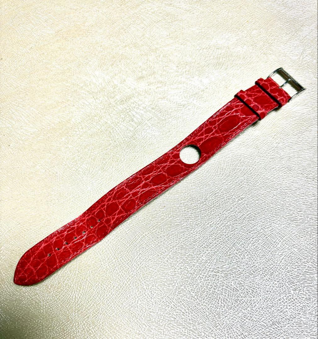 ペキニエ　レッド レザーバンド