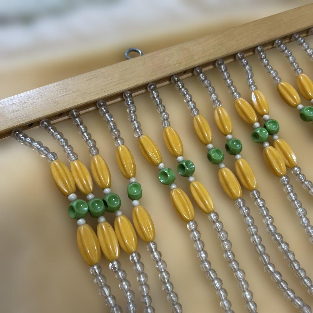 ビーズ のれん 昭和レトロ キズ 汚れ あります