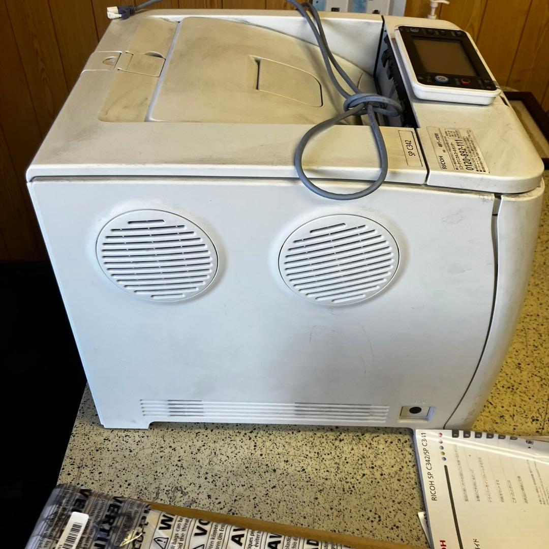 美品　RICOH　SP　C342　カラーレーザープリンター　トナー付き　業務用