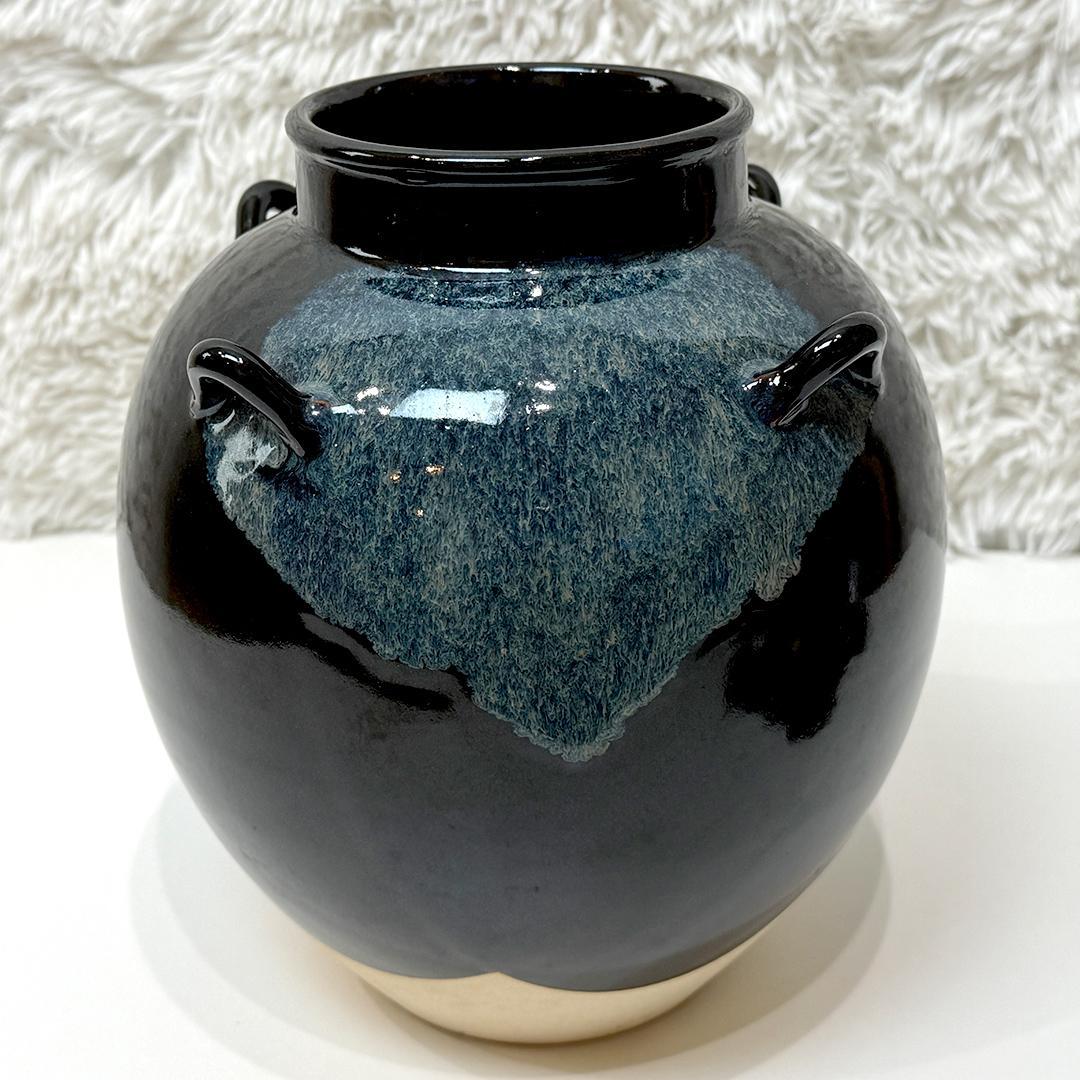 【美品】 飾壷 京焼 洛東 景山 茶壺 飾り壷 茶道具