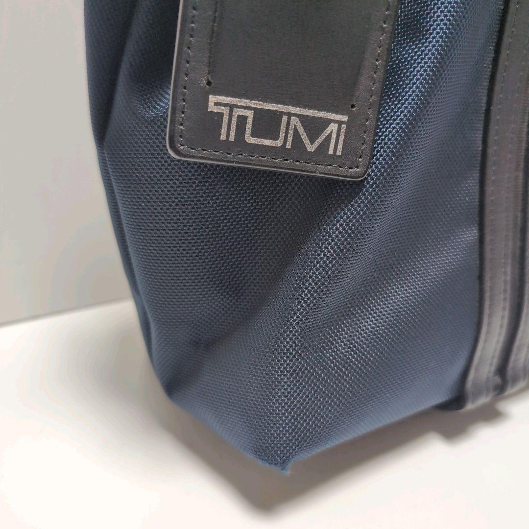 美品　トゥミ　トートバッグ　ジャーヴィス ビジネスバッグ　ネイビー　レザー