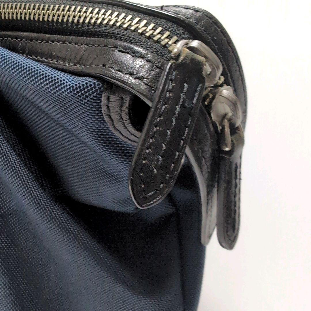 美品　トゥミ　トートバッグ　ジャーヴィス ビジネスバッグ　ネイビー　レザー