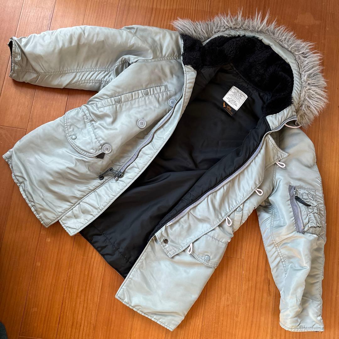 アルファN-3BシルバーUSA製Sサイズ