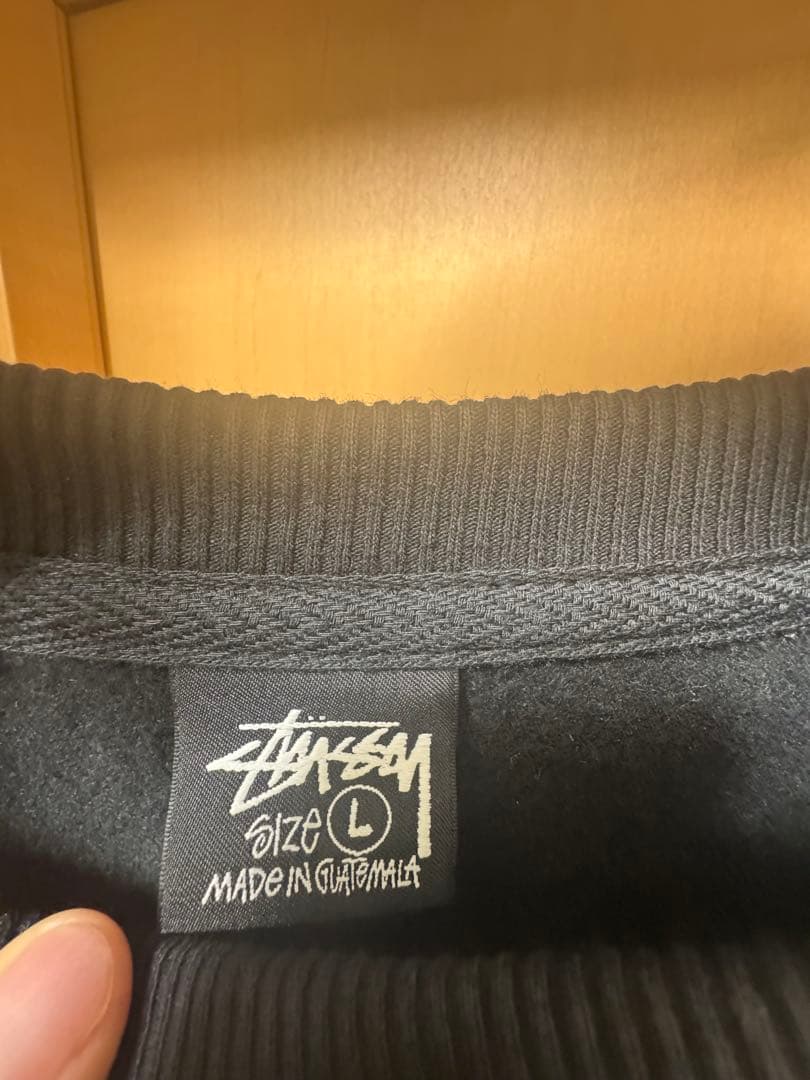 Stussy ブラック Lサイズ スウェット