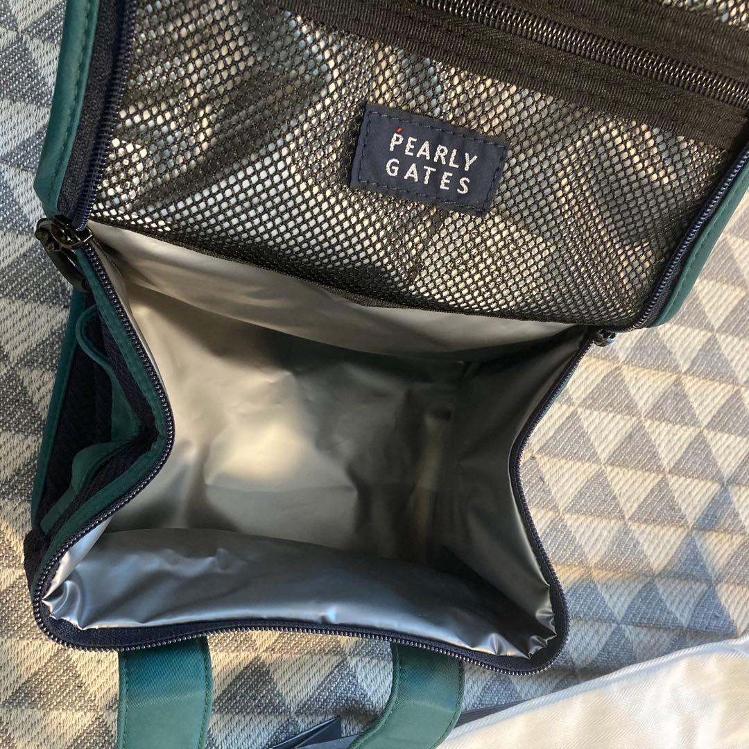 PEARLY GATES BOX型保冷バッグ　ネイビー/グリーン