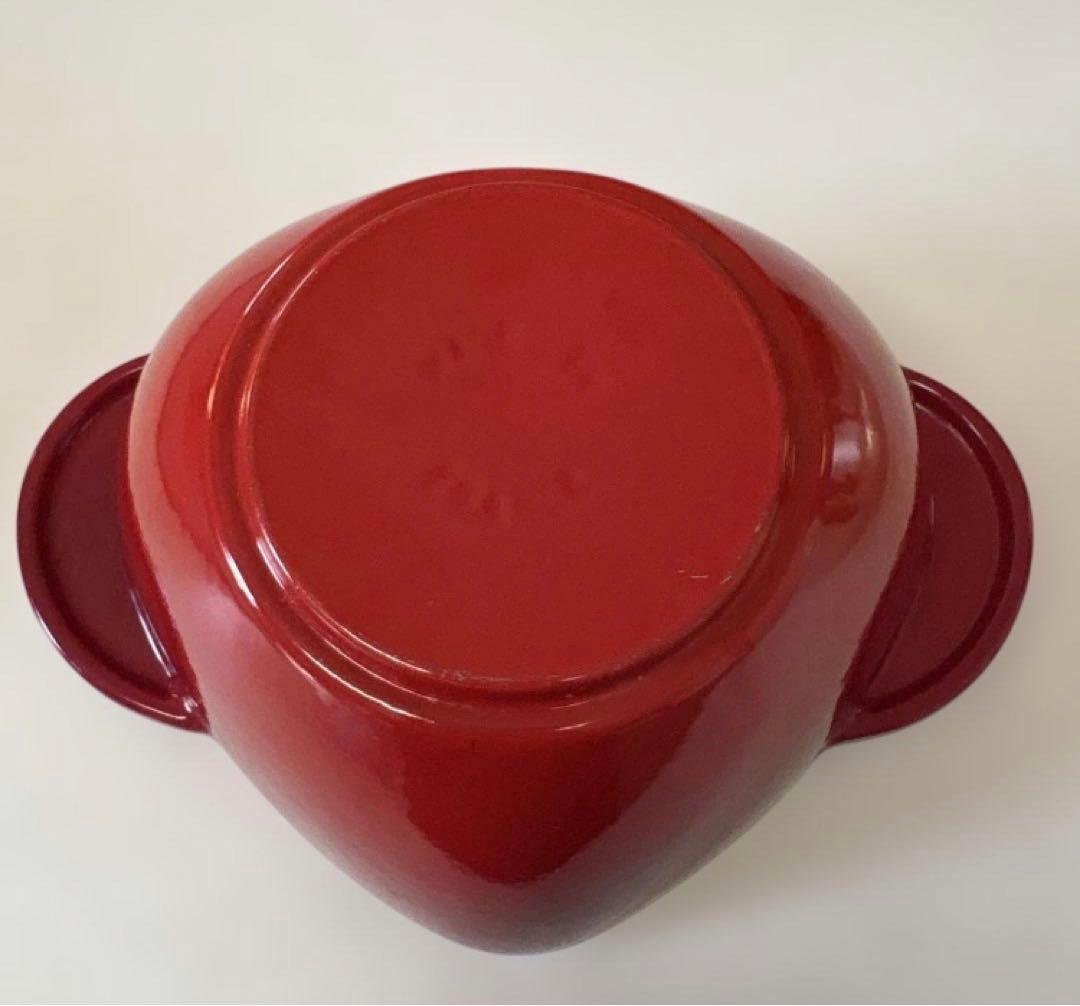 12/16まで✨️ストウブ鍋　ハート ココット 鍋 /チェリー 赤