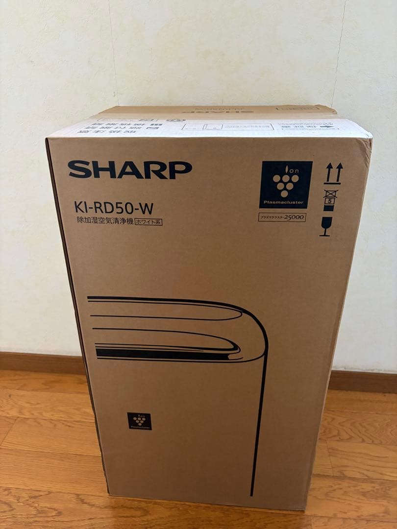 【新品未開封】除加湿空気清浄機　KI-PD50-W(ホワイト)　SHARP