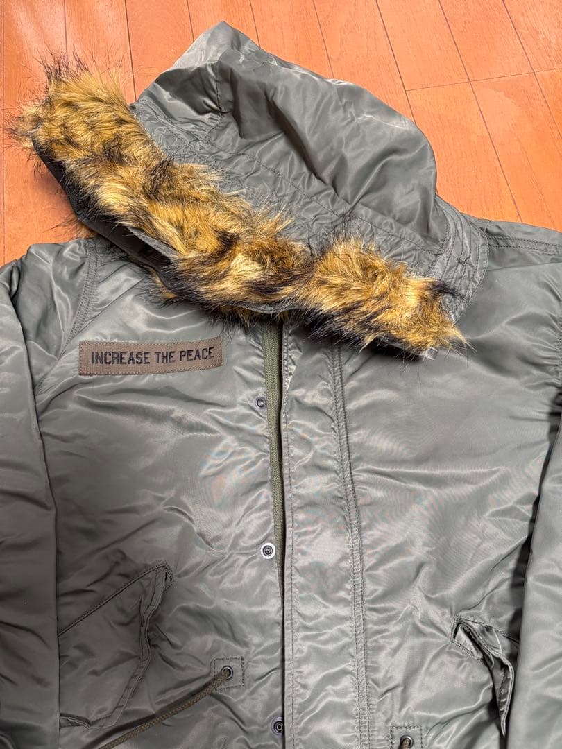 Stussy × Alpha Industries N-3B モッズコート