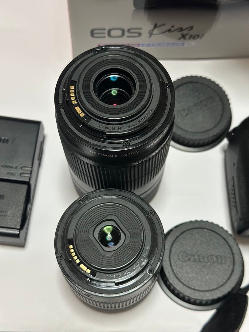 Canon EOS Kiss X10i キャノン　ダブルレンズセット