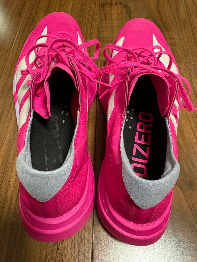 三*千様 adidas アディゼロ　アディオスプロ4 ランニングシューズ ピンク