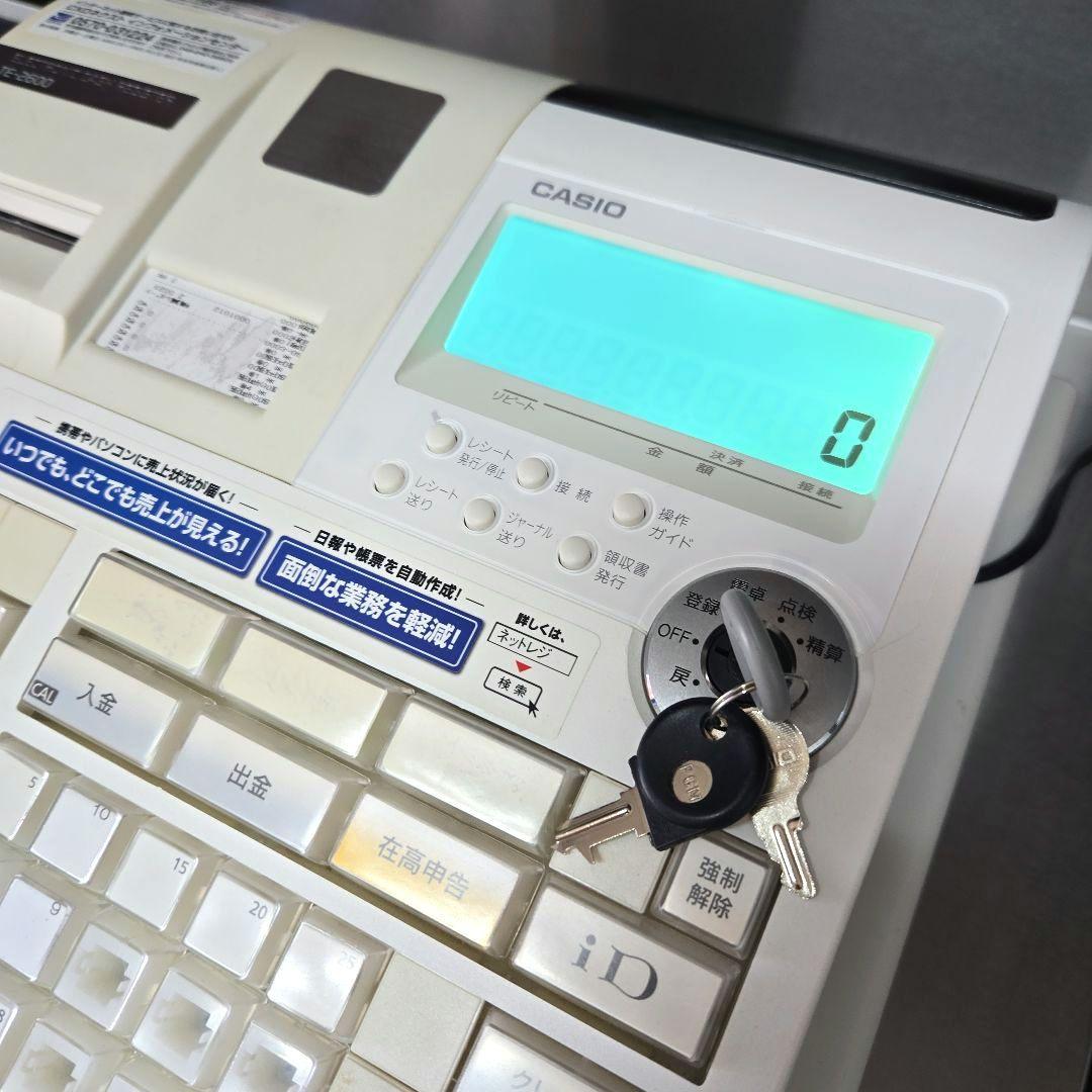 RAC-13スタンプ付き✦美品CASIO 電子レジスター TE-2600