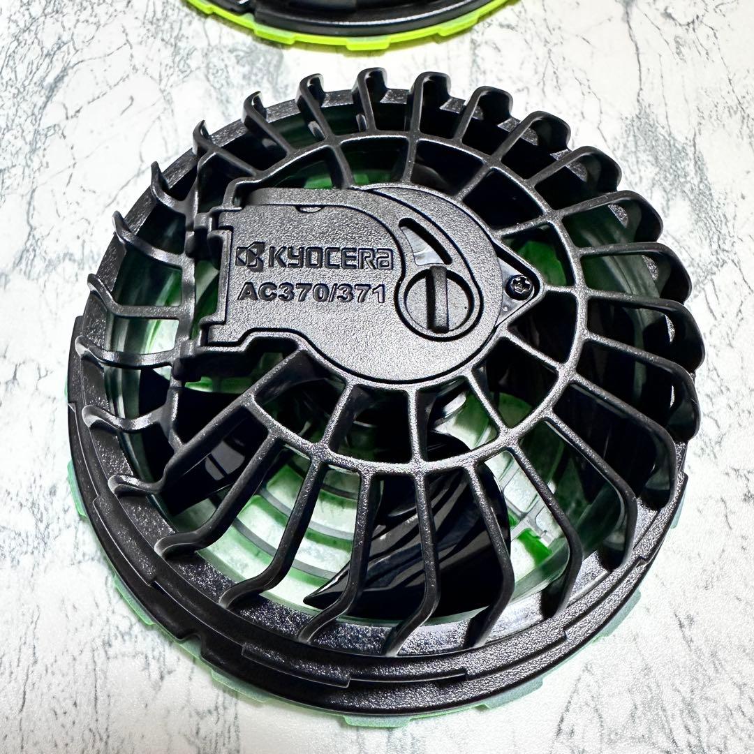 限定品 バートル ファン アシンメトリー イエロー　ライム AC371