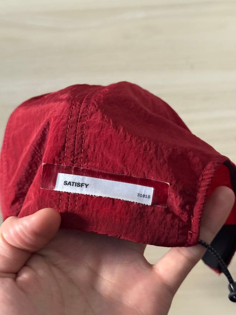 satisfy サティスファイrunning 5‑Panel Pinch Cap