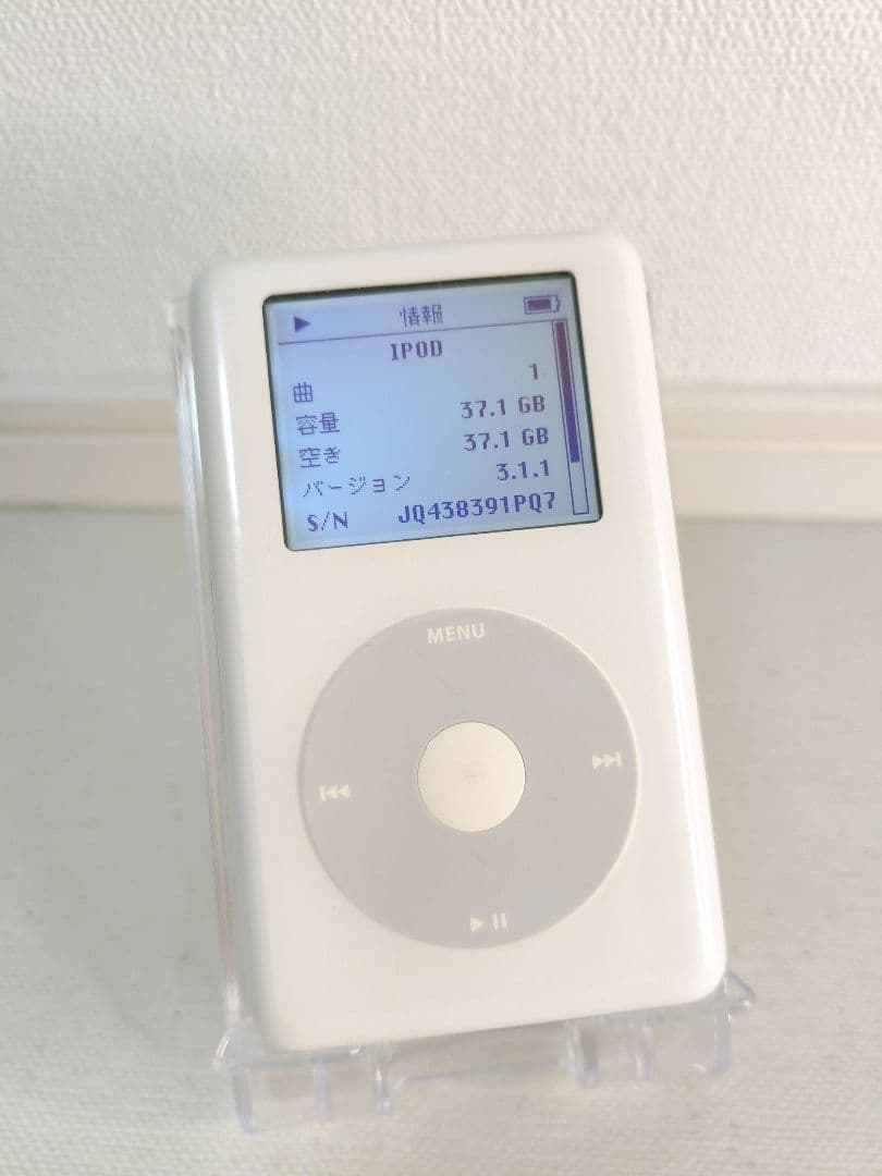 iPod classic 40GB 動作確認済み